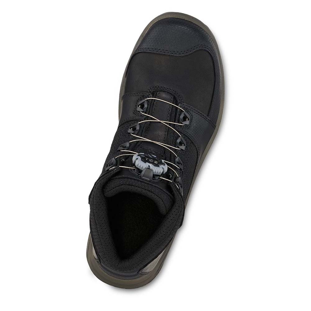 Red Wing Tradesman 5-inch Waterproof Safety Toe Men's Hiking Boots Black | ZA 25FDN